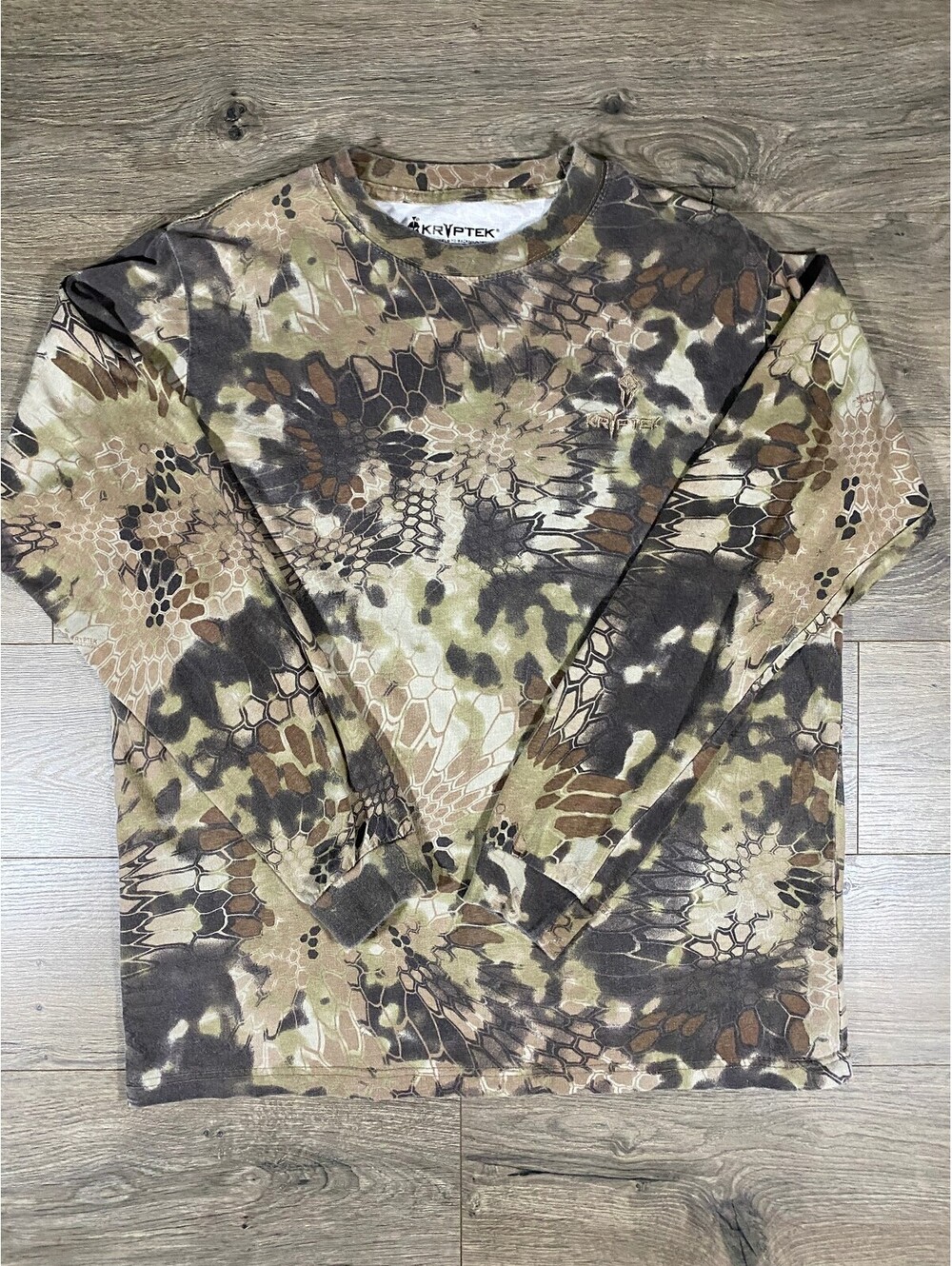 Kryptek Highlander Camo Long Sleeve Shirt Mens M Hunting Tactical Outdoor